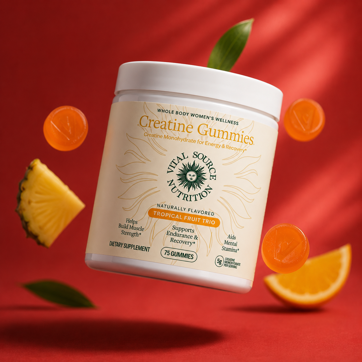 Gomitas de creatina para energia muscular y rendimiento en el entrenamiento