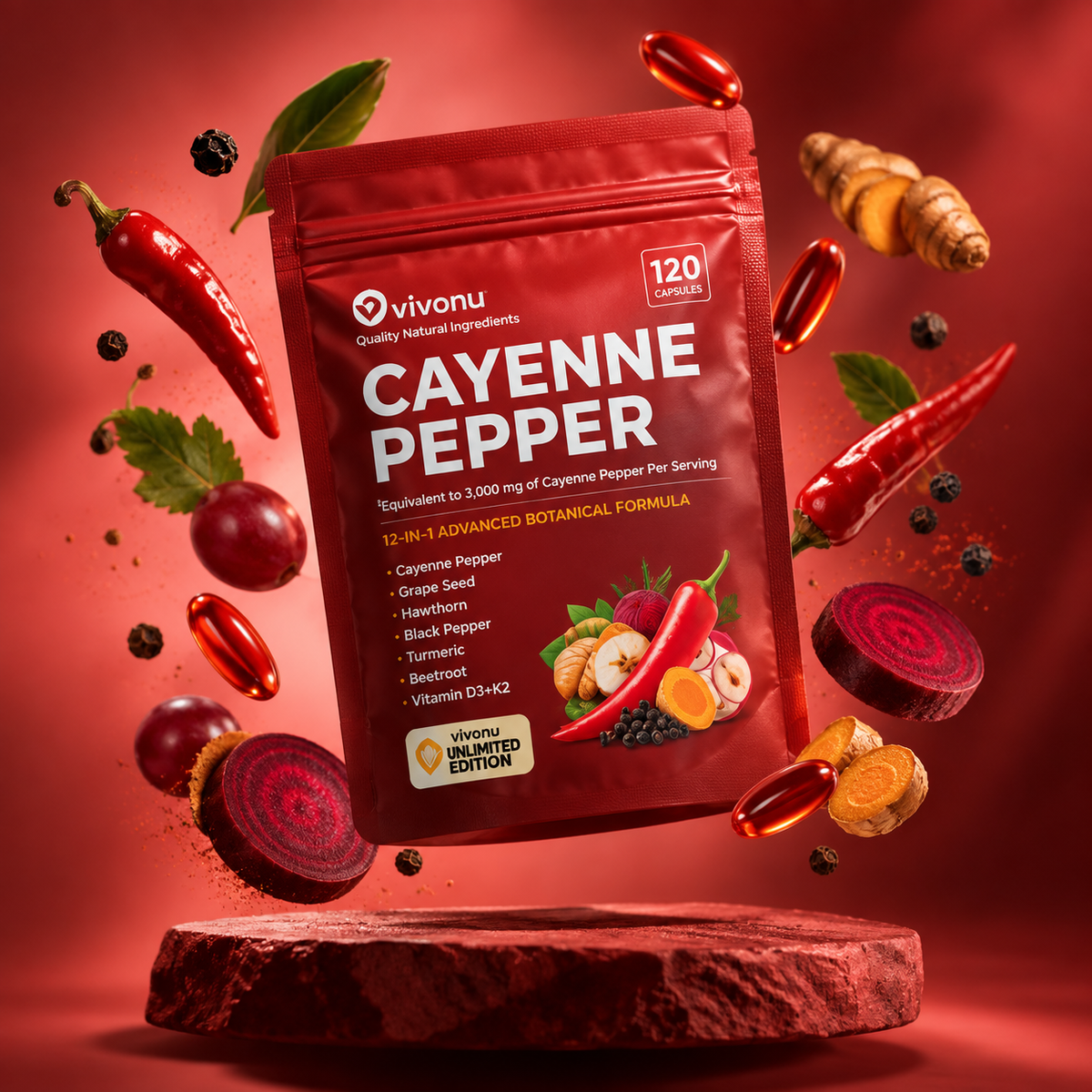 Cayenne Pepper: fórmula botánica con 10 ingredientes